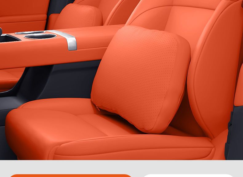 Specially Used for Toyota Platinum 3X Headrest, Waist Pillow, Neck Pillow, Neck and Waist Protection Set, Complete Collection of Car Interior Decoration Supplies