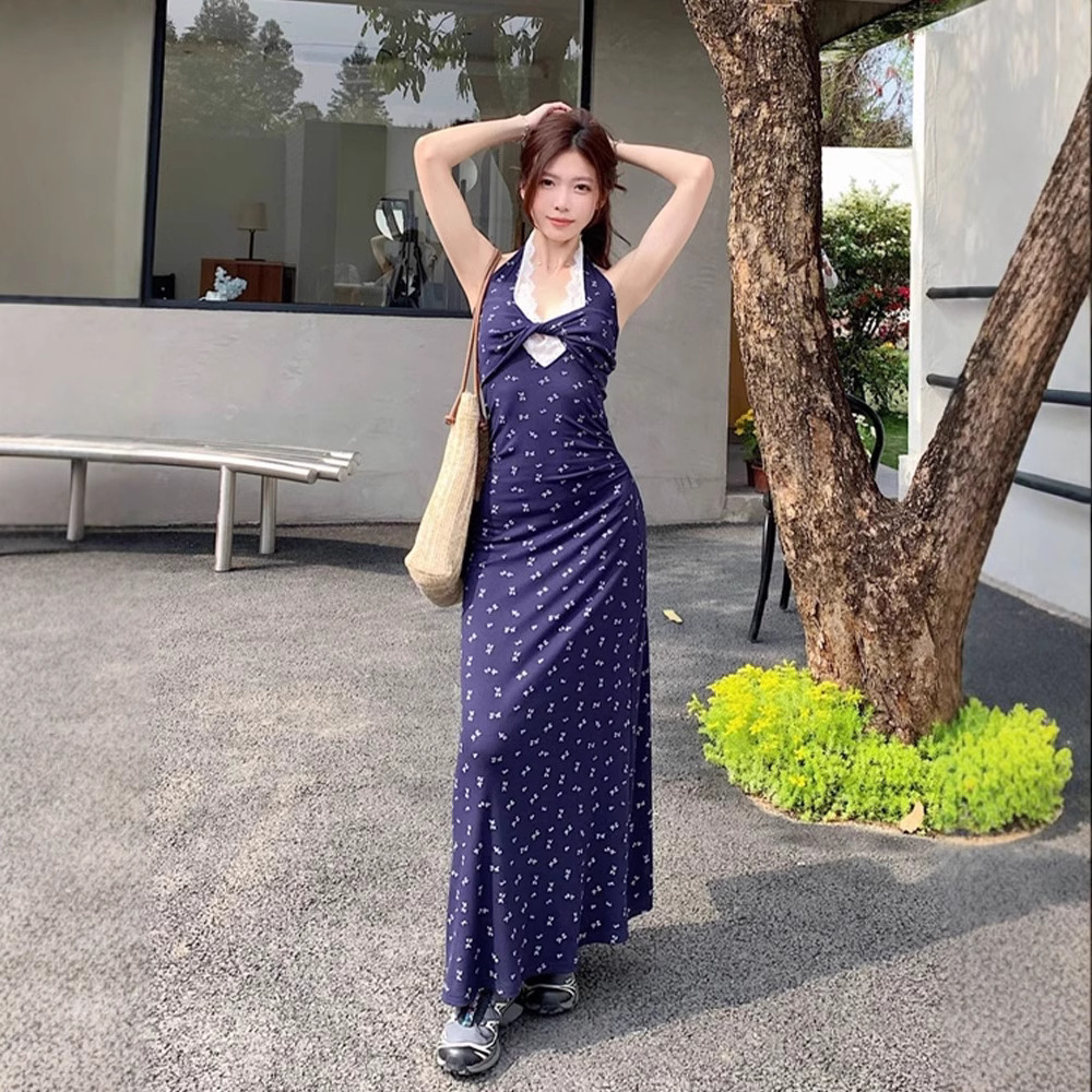 Summer blue dress