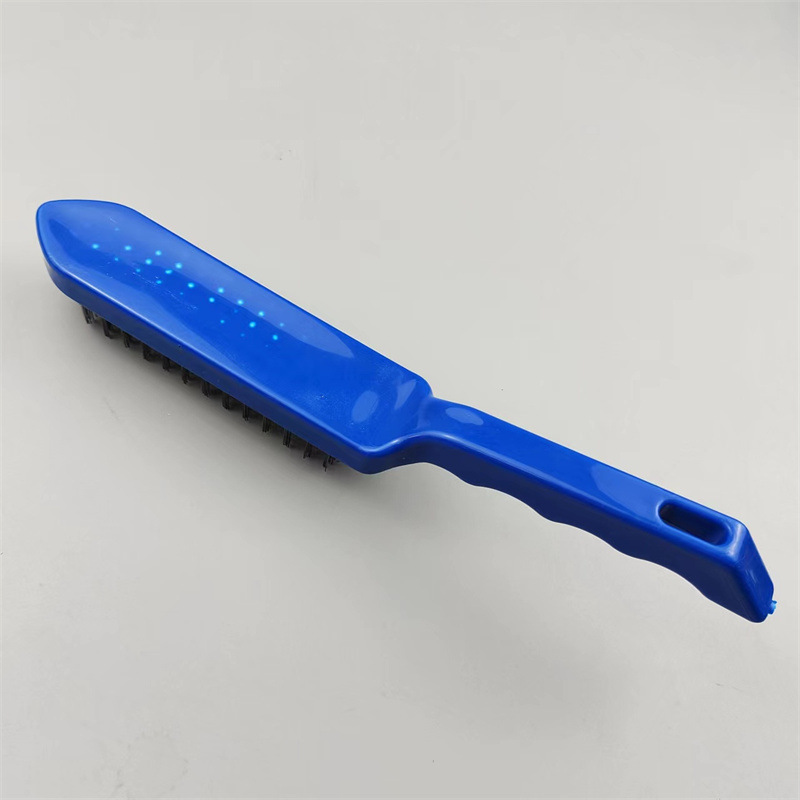 Cepillo de alambre de acero cobreado para limpieza, cepillo de alambre de cobre, cepillo de alambre de acero inoxidable, cepillo de alambre de mango largo para eliminar óxido con raspador, eliminación eficiente de óxido