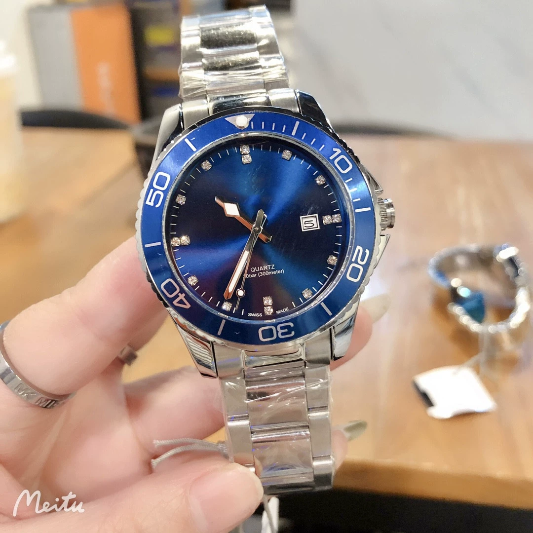 Кварцевый стальной ремень, модные часы для мужчин и женщин, AliExpress, простой и элегантный дизайн
