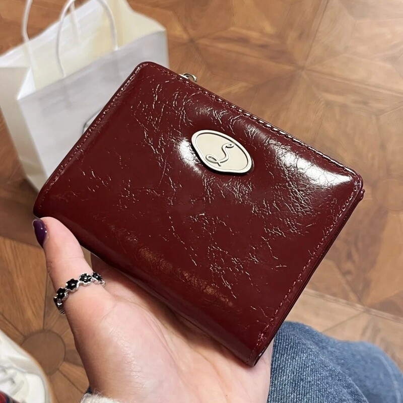 Korean Simple Pleated Envelope Short Wallet for Women, High-End Student, Good-Looking, Niche, Versatile Multi-Functional Card Holder Korean Simple Pleated Envelope Short Wallet for Women, High-End Student, Good-Looking, Niche, Versatile Multi-Functional Card Holder