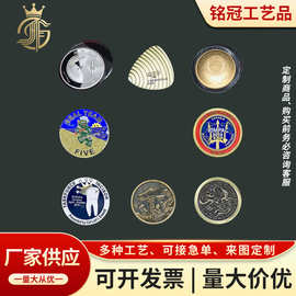 活动纪念币定做 景区旅游纪念徽章 金属工艺纪念品 支持设计