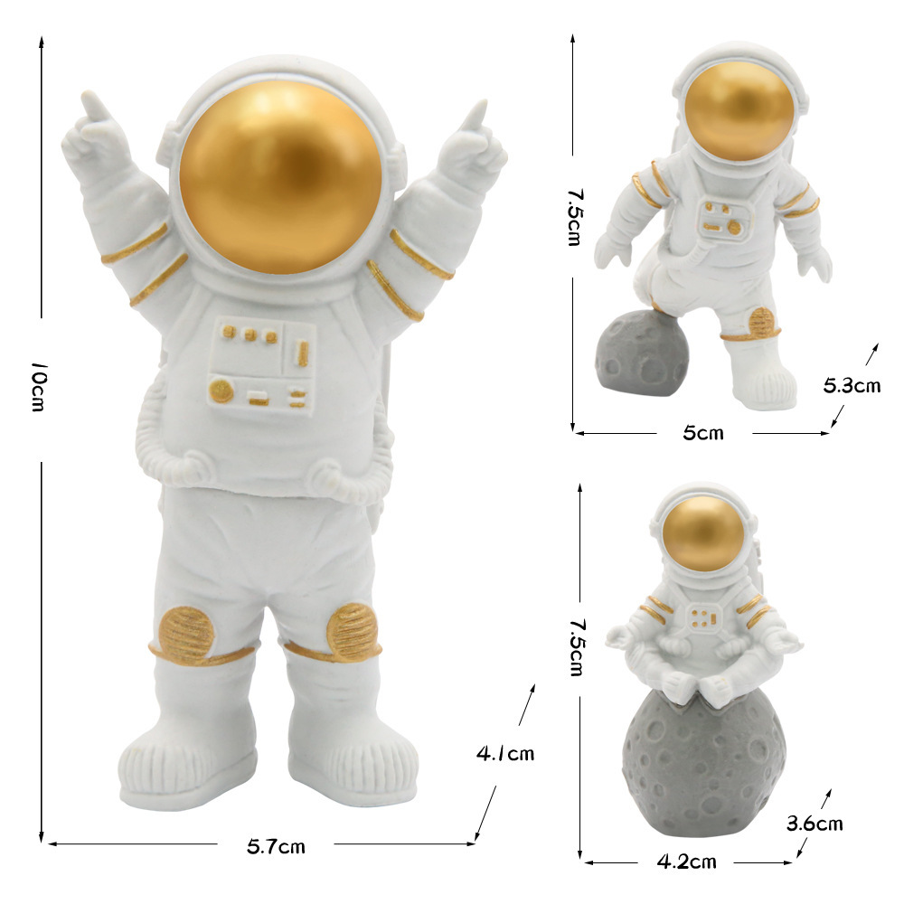 솔리드 우주 비행사 3피스 골드 세트