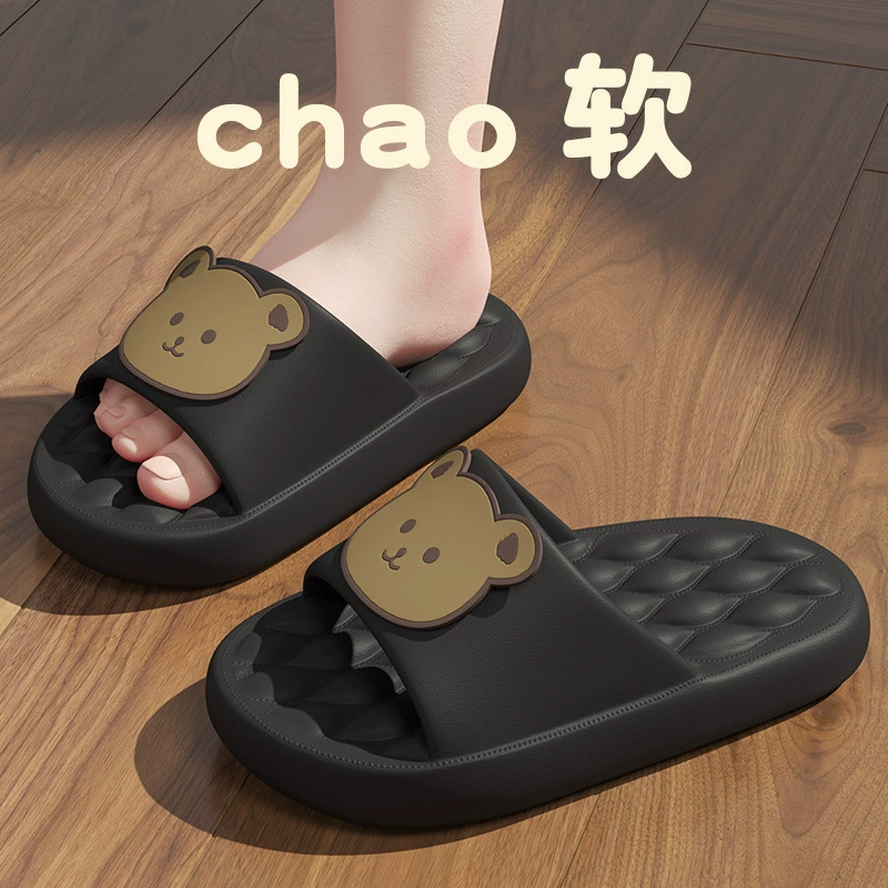 Детские тапочки для мальчиков и девочек, летние, для ванной, новые, из ЭВА, на толстой подошве, домашние, семейные, оптом.