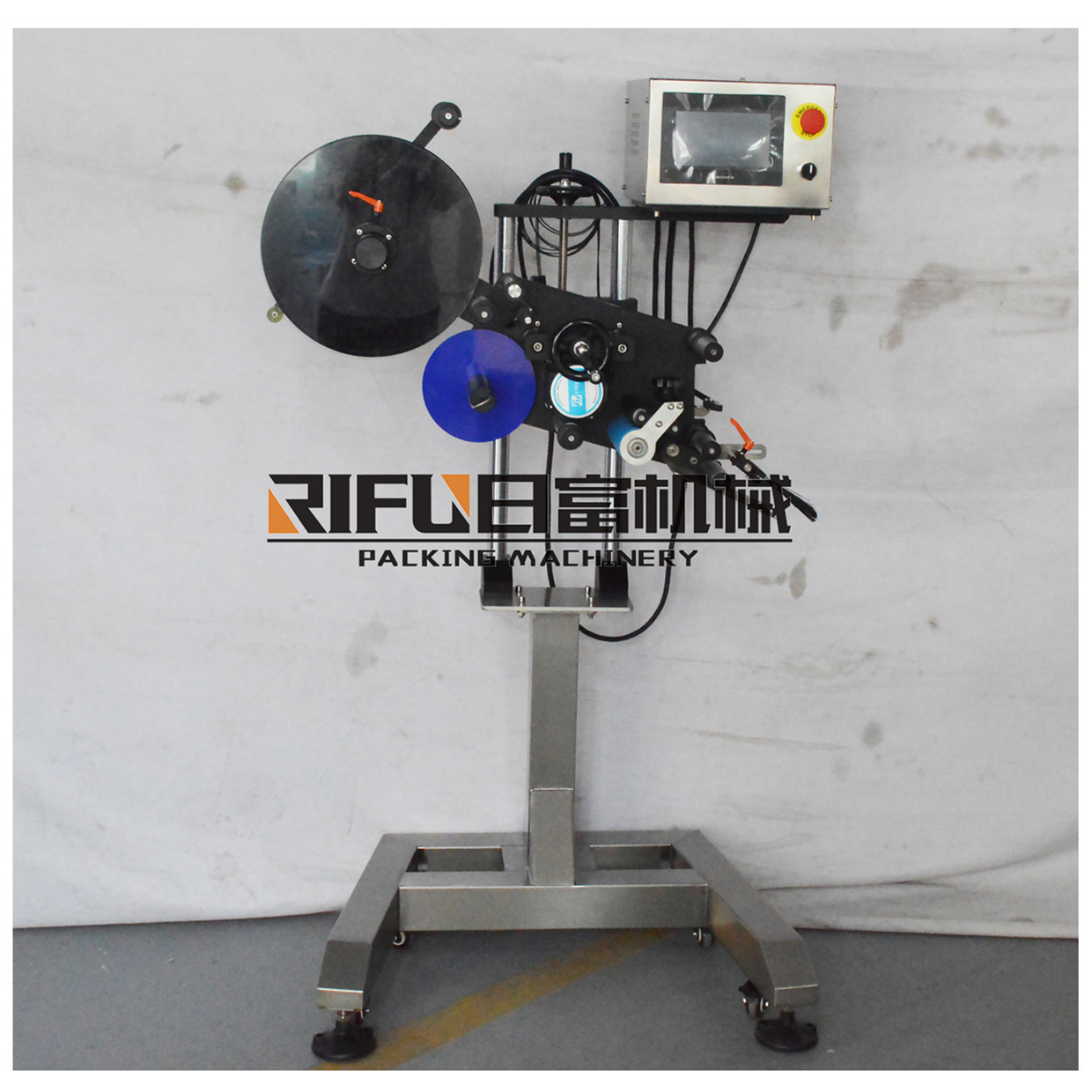 自动平面贴标机 盒子顶部贴标机 袋子标签机 不干胶贴标机 广州