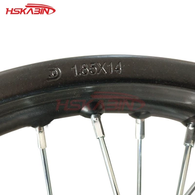 Motorcycle wheel hub hub 1.85X14 inch rear iron