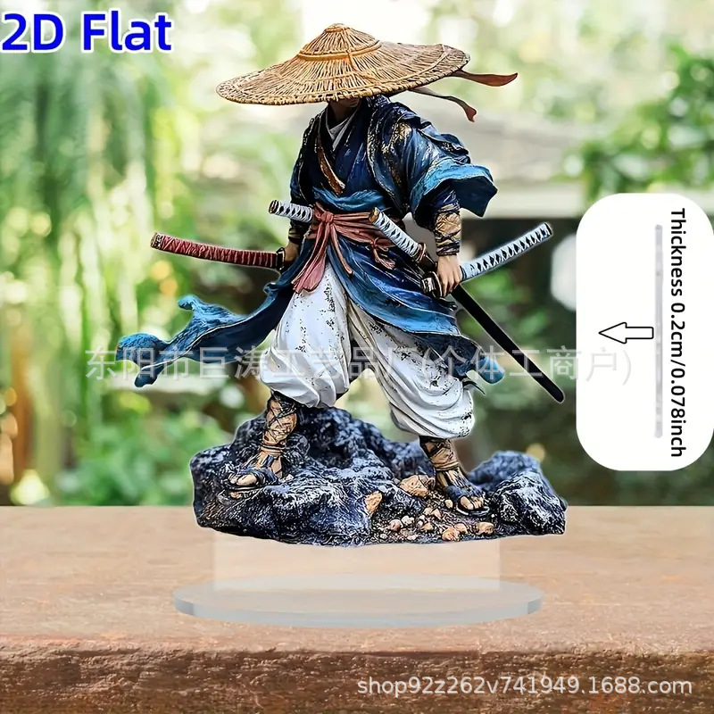 跨境波西米亚风动漫武士办公室展示柜收藏家居客厅卧室桌面摆件