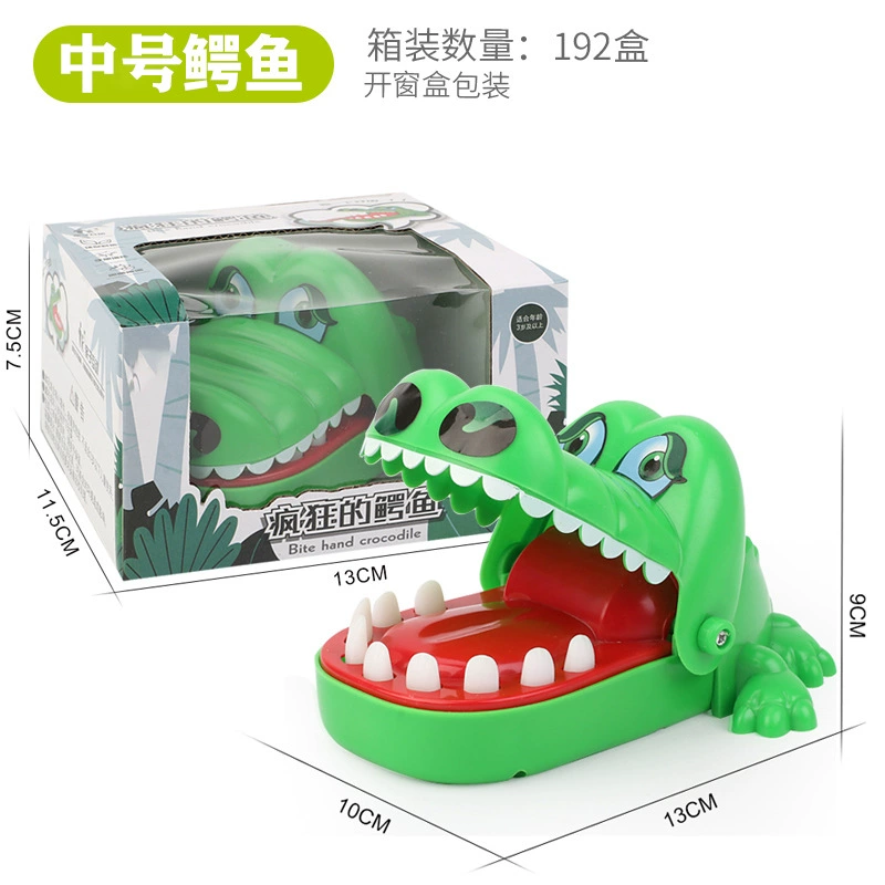 Biting Crocodile & Shark Children's Finger Game Toy, Assorted Sizes, Plastic, Battery-Free