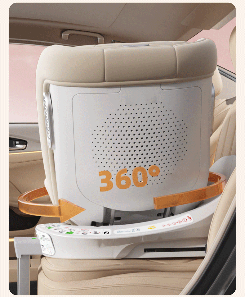 German Kids Safety Seat for Cars, Baby Car-Mounted Portable Kids Safety Seat, Lying and Hugging Type