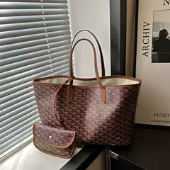 Tote Bag Dog Teeth Tote Bag Large Capacity Women's All-match Hand Bag Single Shoulder Shopping Bag Classic Women's Bag