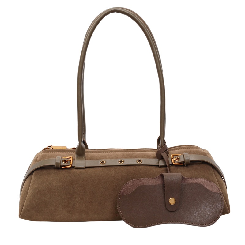 Transfronterizo 2025 otoño y invierno nuevo estilo francés bolso de brazo de mujer texturas retro lujosas bolsas de mano ligeras bolsas de hombro de viaje