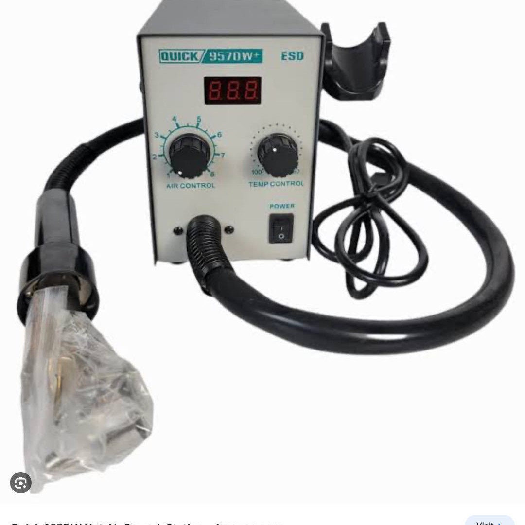 快克957DW+ 工业级热风枪焊台 维修热风枪