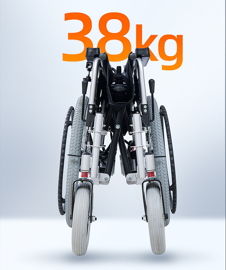 Export Low-Back Foldable Mobility Scooter for the Elderly, Intelligent Fully Automatic and Convenient Electric Wheelchair Scooter