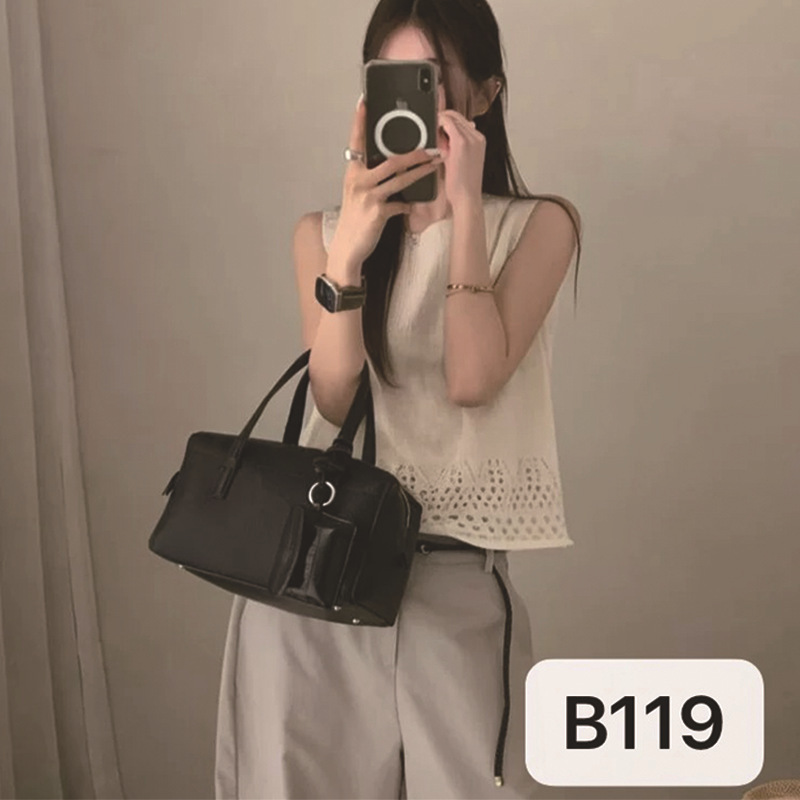 2026 New Summer Style Korean Style Versatile Cut-Out Hem Round Neck Sleeveless Knitwear Women's Casual Top Shirt 2026 New Summer Style Korean Style Versatile Cut-Out Hem Round Neck Sleeveless Knitwear Women's Casual Top Shirt