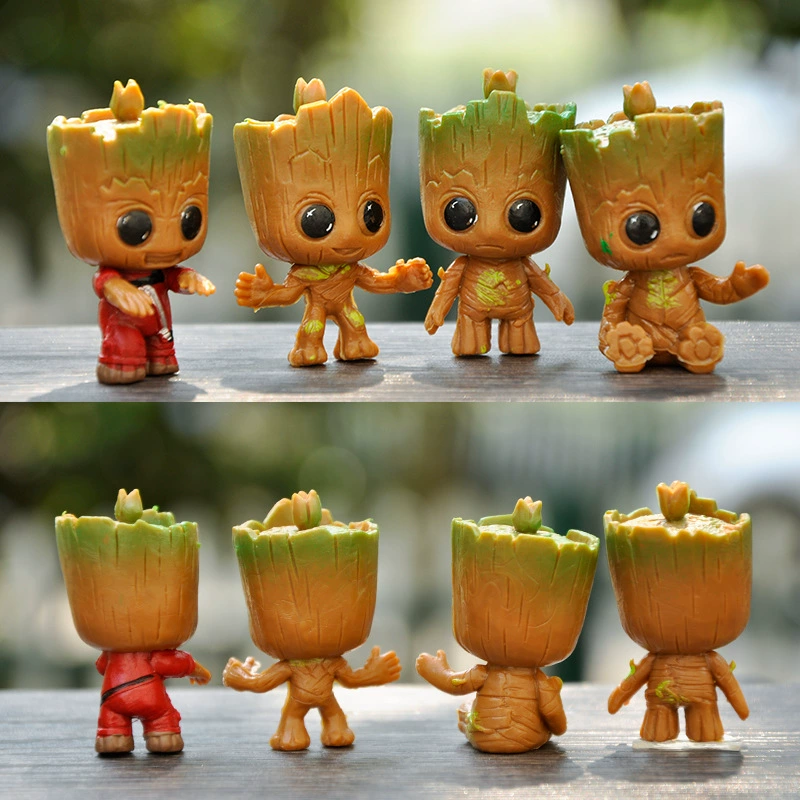 Фигура (Страж Галактики) Дерево малыша — коллекционная blind box, декоративная мини-деталь на рабочем столе 4–6 см