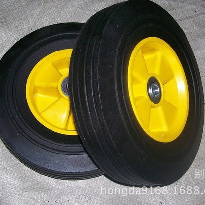 供应 10×2.5  10寸  9寸手推车轮子 胶粉免充气轮子  工具车轮子