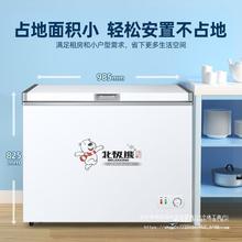 北极熊冰柜家用小型迷你冰柜冷冻冷藏卧式节能保鲜商用大容量冷柜