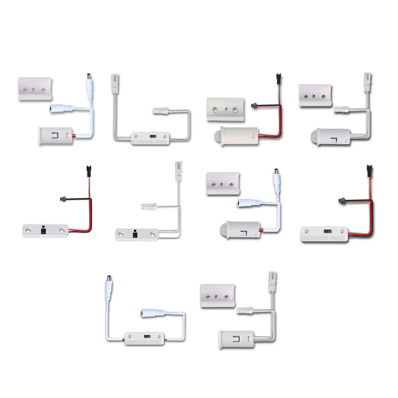 5V12V24V人体感应开关手扫门控感应开关橱柜浴室柜用感应器传感器