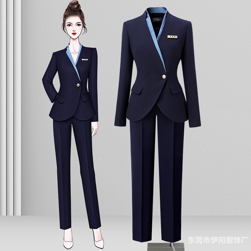 Case Field Customer Service Professional Suit suit Women's Spring and Autumn Temperament High-end Club Tooling Hotel Reception Work Clothes