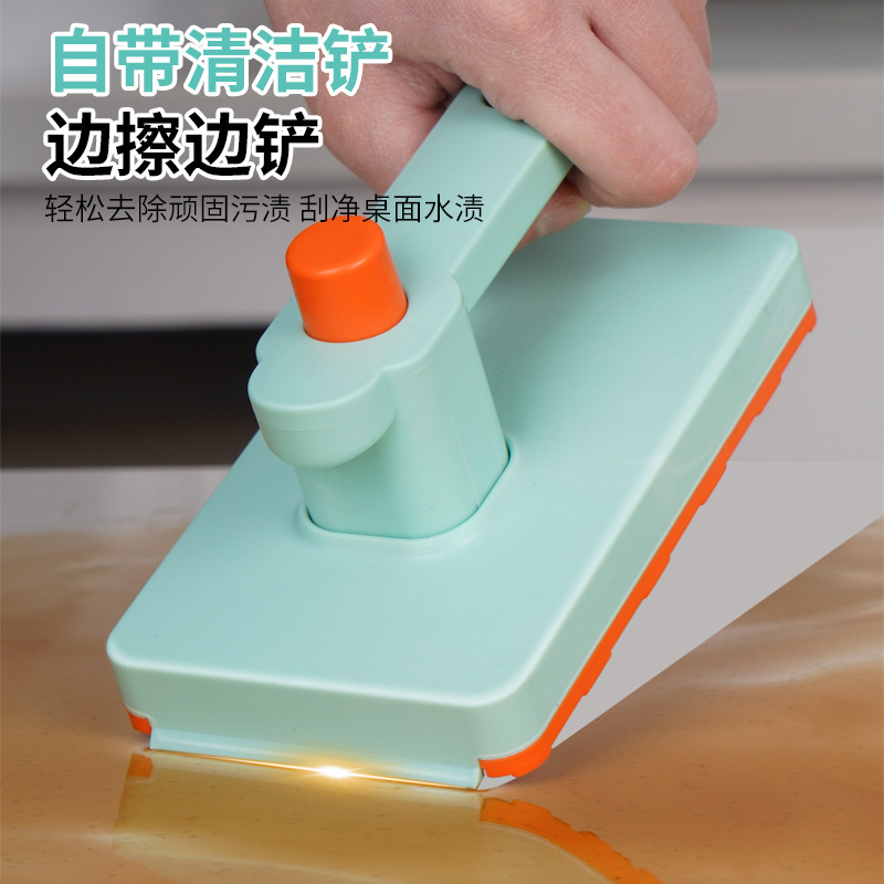 家用厨房迷你小拖把桌面手持湿巾自动夹浴室一次性洗脸巾清洁|undefined