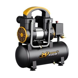 Oil-free silent air compressor, small household 220v air compressor, air pump for woodworking, painting, nailing, and inflating