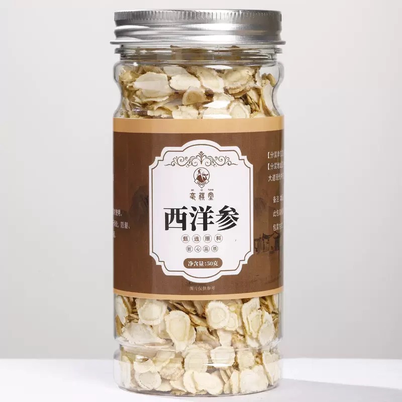 American Ginseng Slices Xi Yang Shen 500g Dried Panax quinquefolius Root for Tea and Decoction specifications