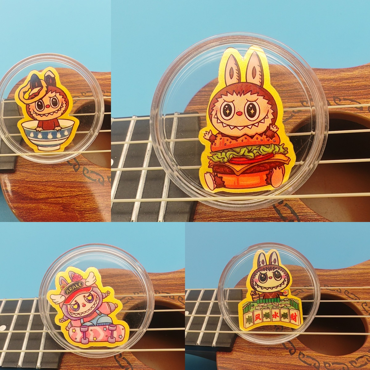 水贝拉布布20mg黄金手机贴纸999卡通进货批发亚克力可爱