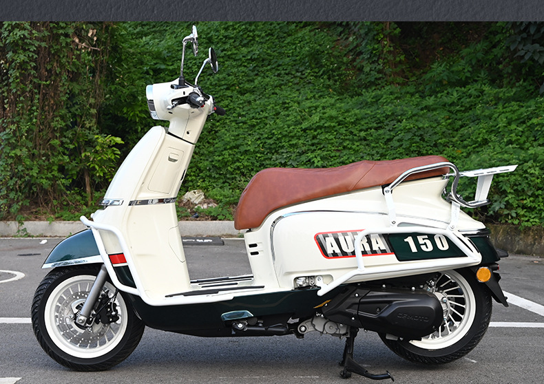 Suitable for Chunfeng Aura150 Front and Rear Exhaust Bumpers, Full Surround Guard Bars, Folding Backrest, Anti-Fall Modification