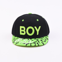 可爱BOY字母儿童街舞嘻哈帽户外平沿遮阳鸭舌帽男女宝宝棒球帽