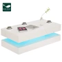 客厅跨境板式带灯茶几