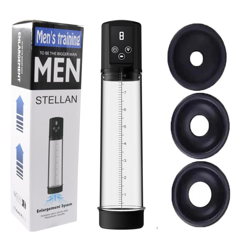 Cross-Border Fully Waterproof Penis Vacuum Exercise Aircraft Cup Men's Negative Pressure Masturbation Exerciser Adult Supplies Trainer