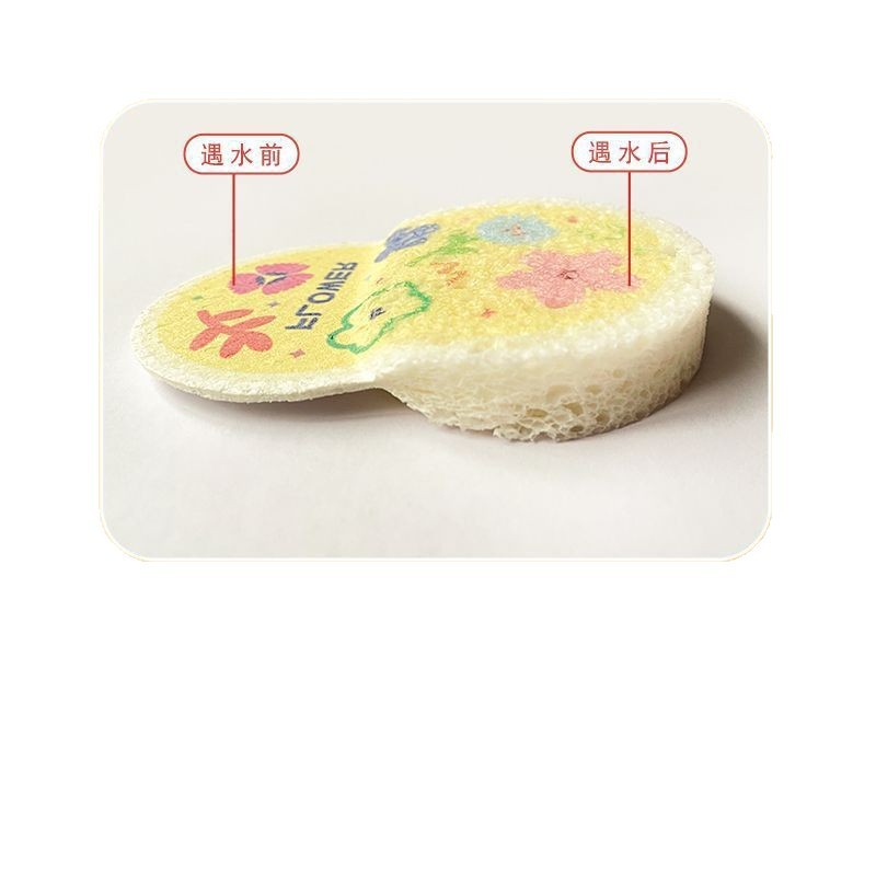 【送料無料】【天然木パルプ綿】油がこびりつきにくい厚手のスポンジクロスで、キッチン食器洗い用の吸水性が高く、大きくなります。|undefined