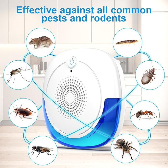 Ratón repelente de mosquitos hogar multi-función ultrasónico ajustable transfronteriza Venta caliente en stock al por mayor