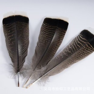 Wholesale handmade DIY decorative feather flower turkey flat headdress material crafts accessories clothing accessories feather