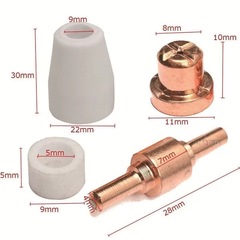 Cross-border PT31 Wenzhou 40A plasma cutting accessories LG40 electrode nozzle 100PCs protector distributor