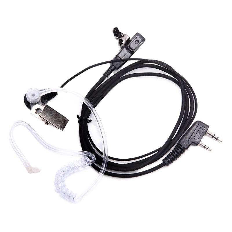 Auriculares para Walkie-Talkie con Tubo de Aire Tipo K 888S 5R Con Cable
