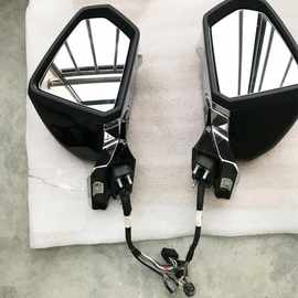 适用传祺新款埃安V后视镜总成 埃安V反光倒车镜带摄像头折叠