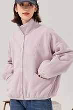 羊羔绒外套女摇粒绒抓绒卫衣潮ins风休闲运动上衣保暖加绒开衫