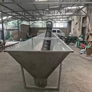加厚蛟龙给料提升机U型螺旋输送机单管式螺旋输送设备