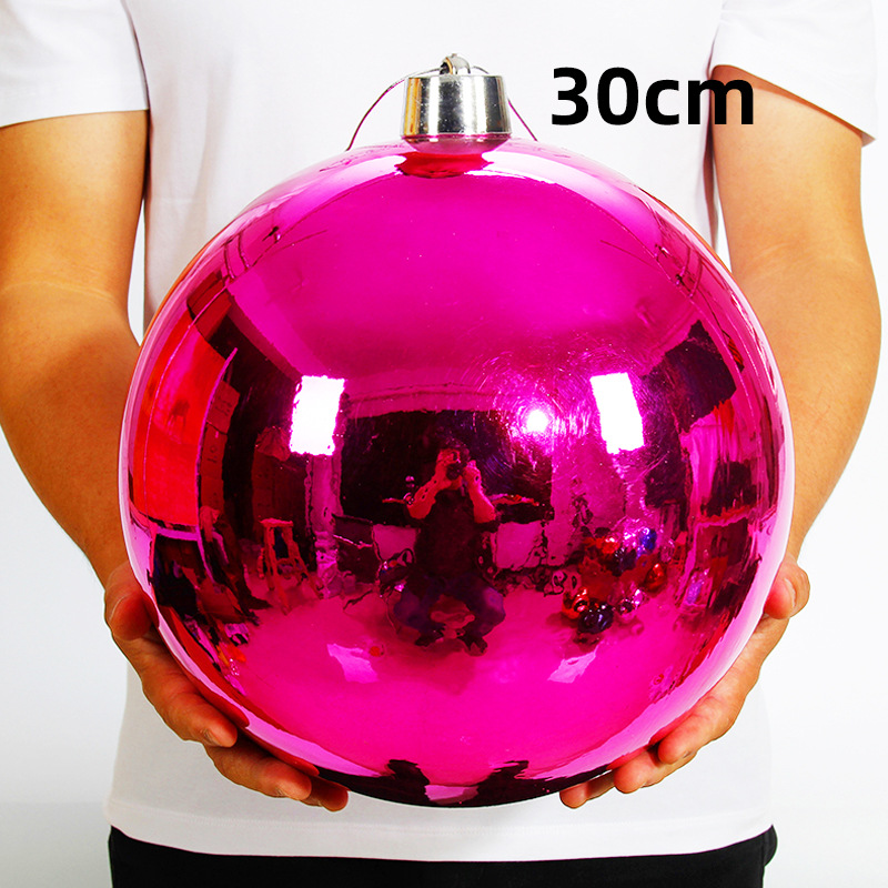 Dragón Tigre Bola de Navidad decoraciones del árbol de Navidad gran Bola brillante galvanoplastia bola de color bola colgante centro comercial bar decoración del techo