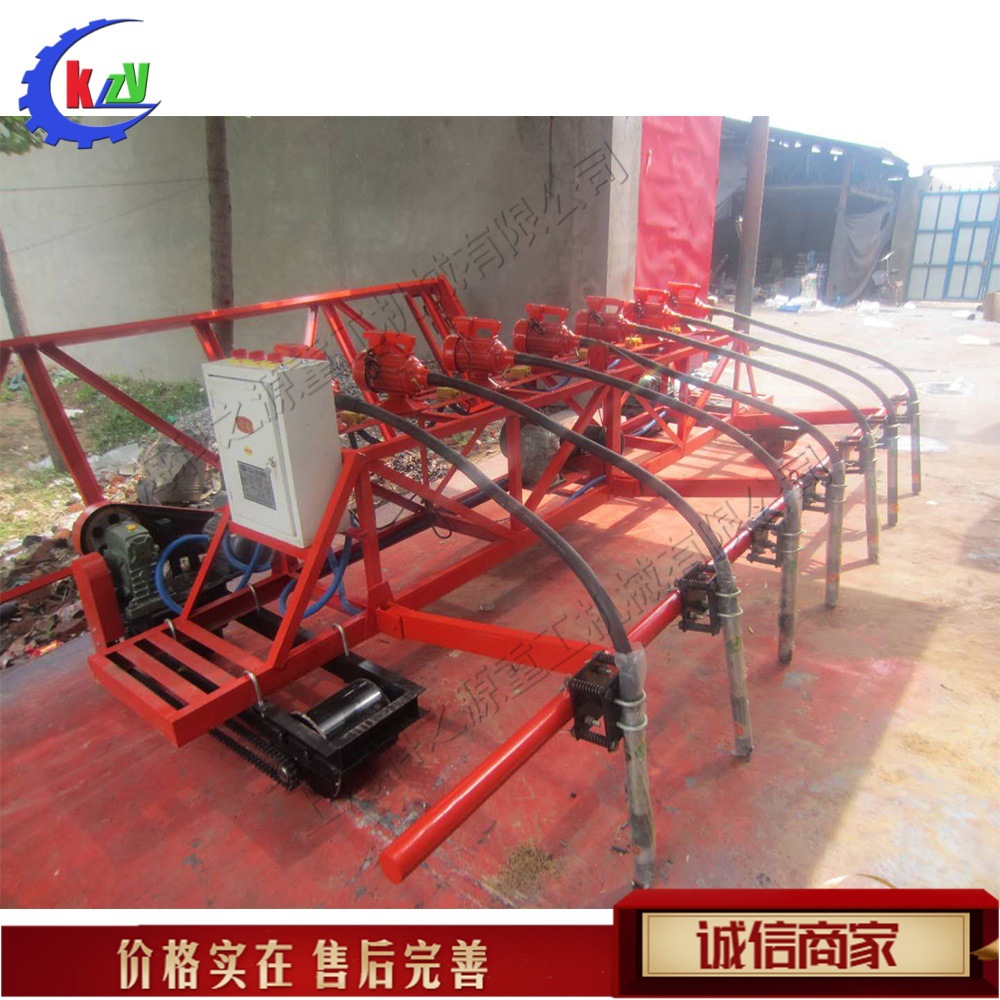 市政道路混凝土排式振捣机 机场跑道插入式振动摊铺机 公路整平机