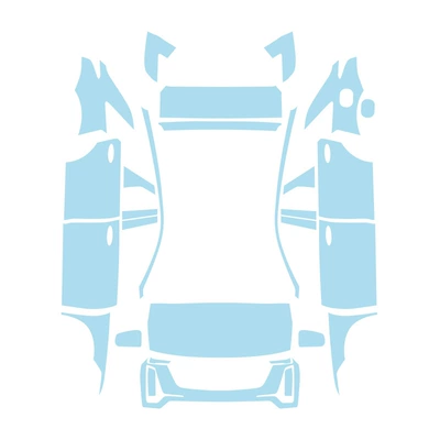 Tpu Invisible Car Film Full — Car paint protective film