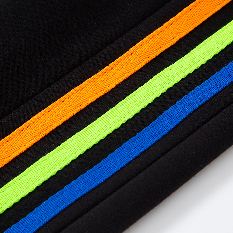 Pantalones deportivos para niños, estilo coreano, primavera y otoño 2026, pantalones de chándal para niños, pantalones largos de punto con tres rayas, venta al por mayor