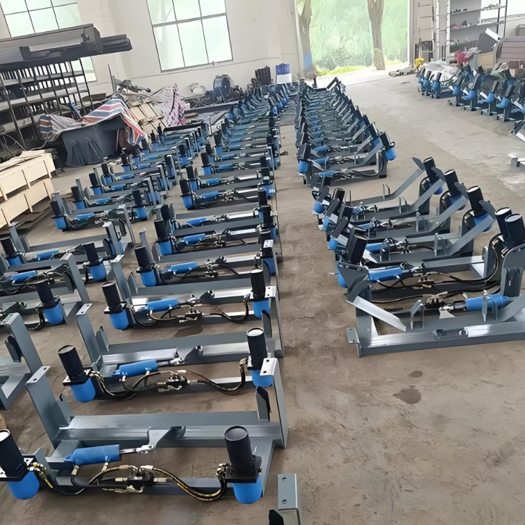 Dispositivo de corrección de desviación hidráulica totalmente automática para dispositivo de centralización anti-corrición de desviación superior y inferior del transportador de cinta