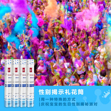 宝宝派对 性别揭秘礼炮 玉米粉彩烟 男孩女孩 主题定制礼花