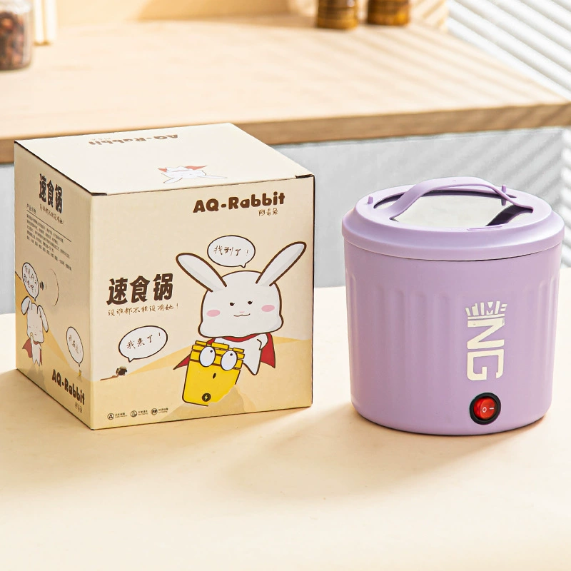 Электрический многофункциональный горшок AQ‑Rabbit, 1,2–2,8 л для лапши и тушения с пароваркой