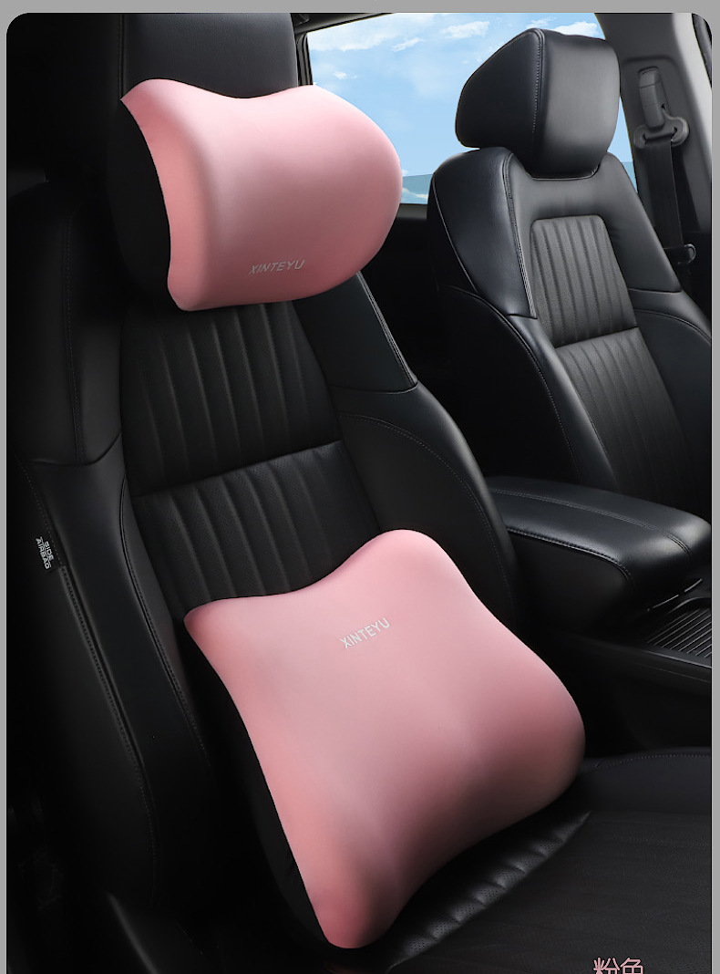 Car Lumbar Support Car Driving Headrest Seat Backrest Car Cushion Driving Lumbar Support Waist Support Pillow Lumbar Support