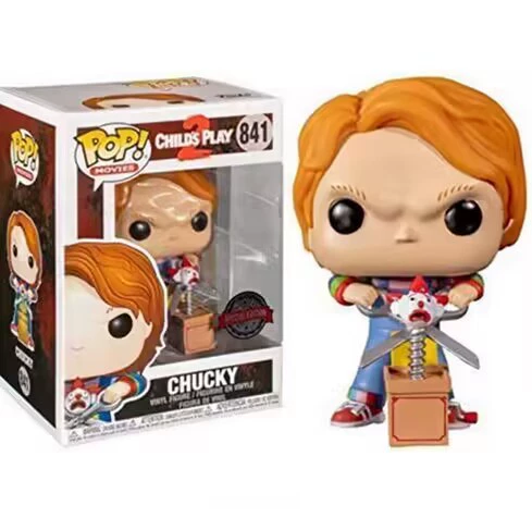 Фигурка в стиле POP: футболист, Eevee, Goku, Hello Kitty, Chucky — коллекционный орнамент