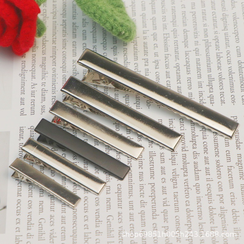 Thickened hair clips, duckbill clips, hairpins, children's hair accessory materials, DIY handmade jewelry accessories, wave clips, Korean-style side clips