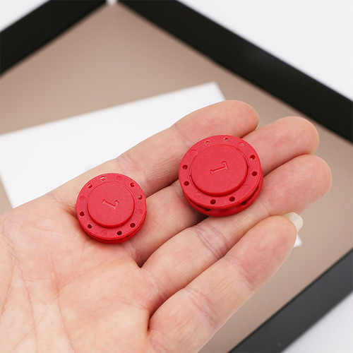 Colorful nylon concealed buckle magnet buckle round button button coat jacket women's magnetic buckle snap buckle invisible mother-in-law buckle